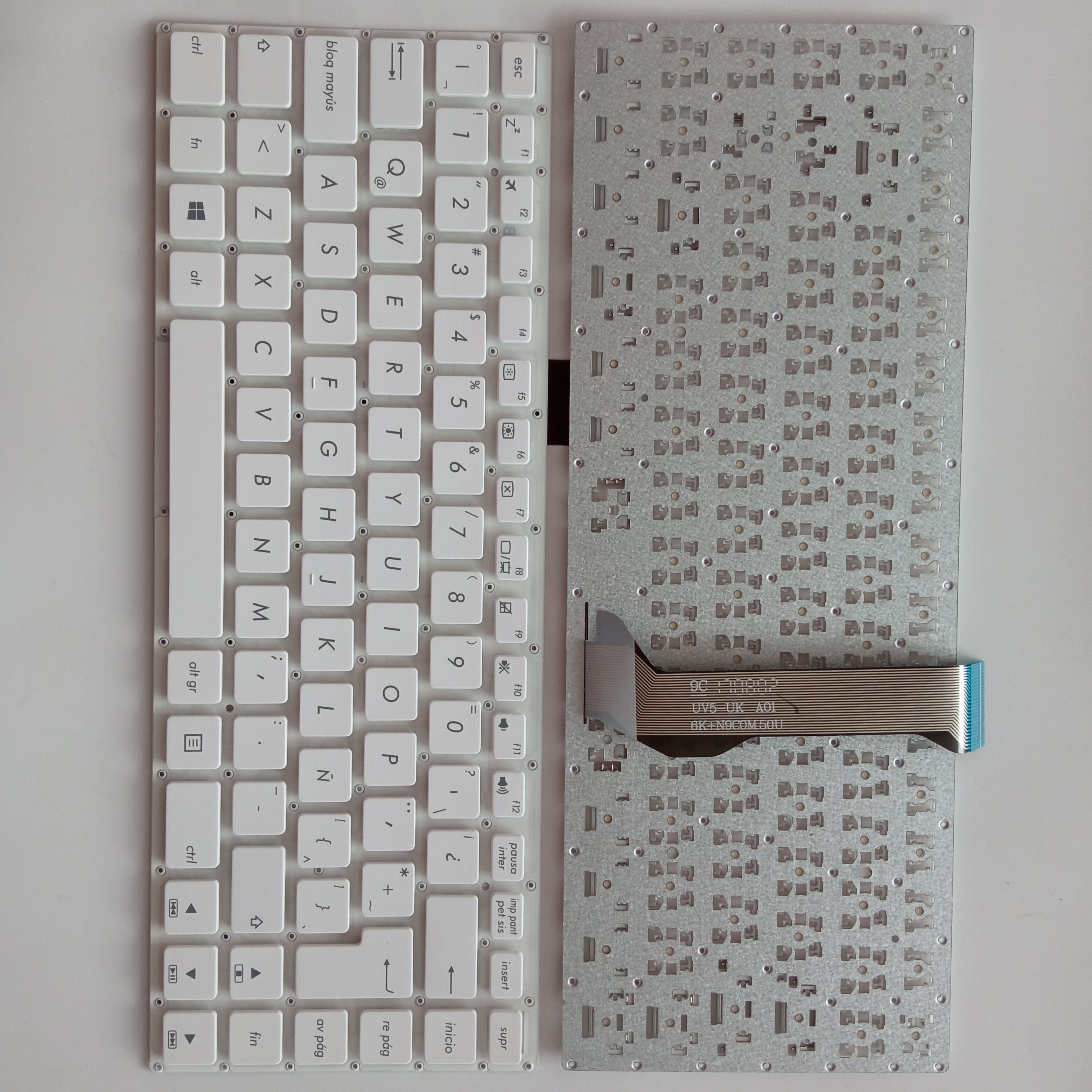 Picture of New Replacement Laptop Keyboard For ASUS E402 WHITE LA Layout